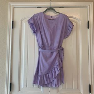 Lavender Wrap Dress